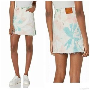 Levi’s Premium Tie Dye Deconstructed Skirt